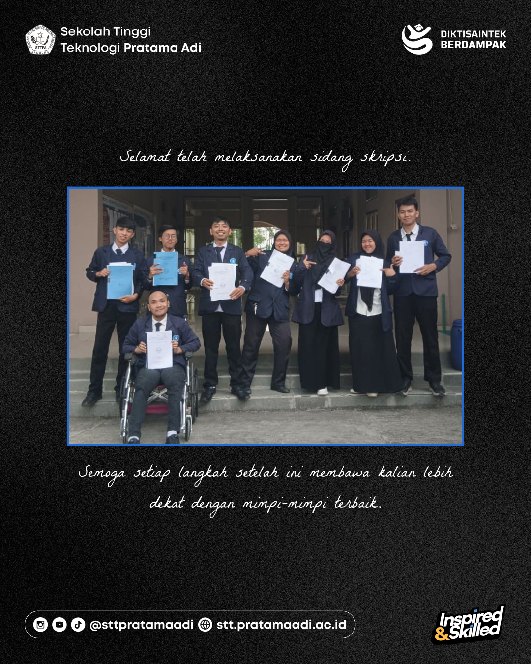 STT Pratama Adi Luluskan 8 Mahasiswa Teknik Informatika!